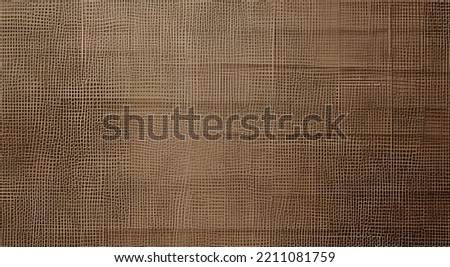 Natural French Linen Texture Background. Old Ecru Flax Fibre Seamless Pattern. Organic Yarn Close Up Weave Fabric for Wallpaper, Ecru Beige Cloth Packaging Canvas