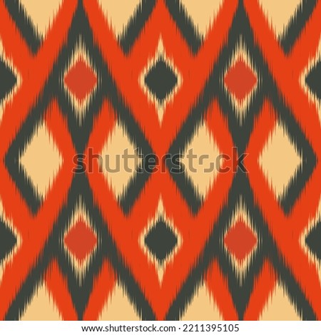 Color full pattern, Ethnic pattern, IKAT design, traditional creating, African inspired Seamless pattern , Aztec , Indian 