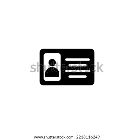 Employee card design, membership card icon vector illustration icon for graphic design, logo, website, social media, mobile app and company.