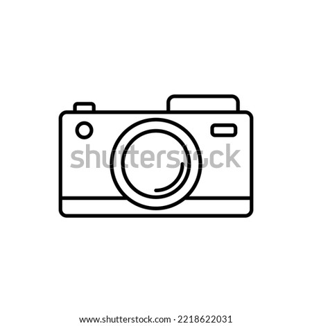 Camera icon vector design templates isolated on white background