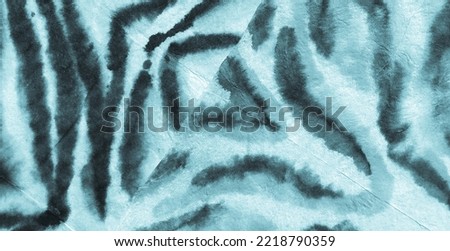 Light Stripe Ethnic Design Pattern. Ornament Tribal Texture. Aztec Pattern. Grunge Paint Pastel Tiger, Ethnic Art Painting. Tribal Abstract Background. Blue Cheetah