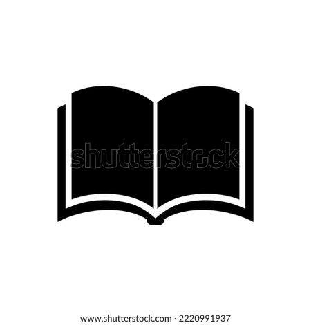 open book flat style vector icon