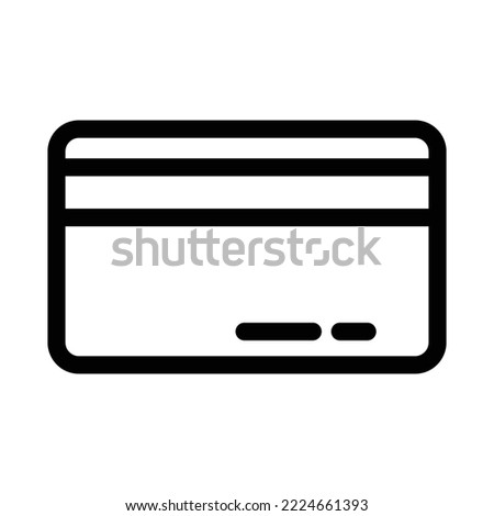 Credit Card Icon Outline Style