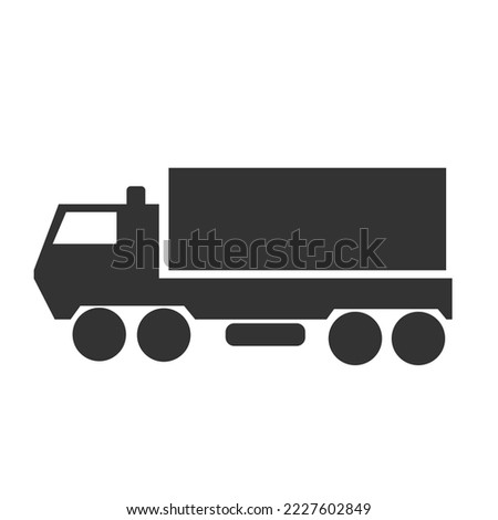 Track icon. Transport vector ilustration.