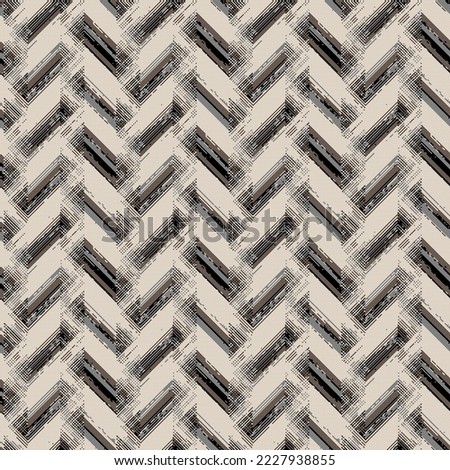 Original new geometric pattern designs and brush effect pattern.