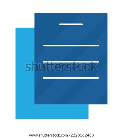 documents icon on white background