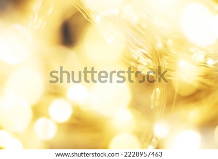 christmas beautifull shiny gold background. sparkle festive blurred bokeh.