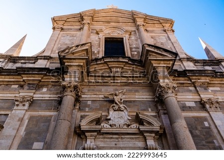 Church of St Ignatius, Dubrovnik, Croatia.
