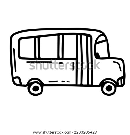 Bus icon vector. bus vector icon isolated on white