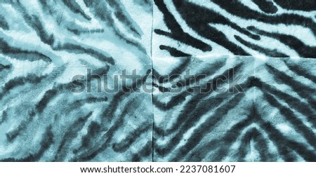 White Tiger Ethnic Painting Art. Tribal Ornament  Background. Batik Print. Grunge Design Light Zebra, Ethnic Background Art. Tribal Abstract Background. Pastel Line