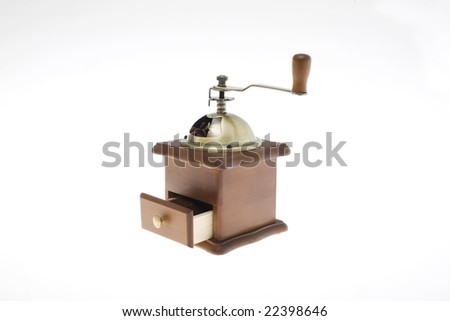 old-fashioned coffee grinder