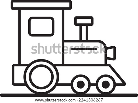 Train icon design professionally on a white background