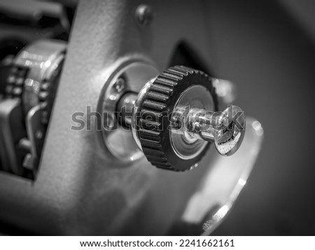 The gears of a old and vintage machine