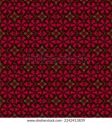 Beautiful baroque allover illustration design pattern designs for digital printing frames and textile 