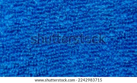 blue towel texture as background