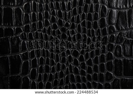 Black natural leather texture background