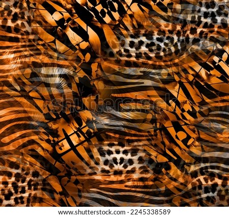 Leopard print pattern.Gradient design.Fabric fashion print pattern.Modern fashion prints.Textile illustration.Fractal colorful pattern.Print pattern illustration.New season fabric print.
