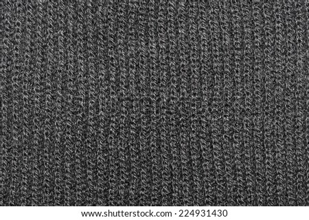 Monochrome knitting wool texture background