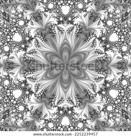 mandala Black and white vintage art, ancient Indian vedic background design artistic work, old painting texture with multiple mathematical shapes