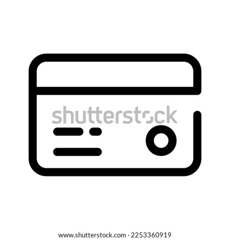 Credit Card Icon Vector Symbol Design Illustration