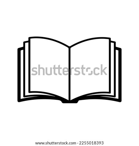 book icon vector isolated on background