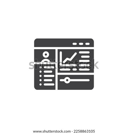 E-learning training vector icon. filled flat sign for mobile concept and web design. Online Course glyph icon. Symbol, logo illustration. Vector graphics