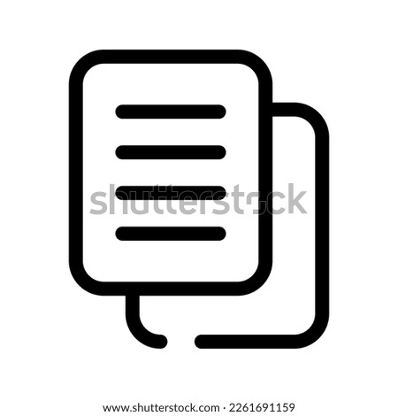 Files Icon Vector Symbol Design Illustration