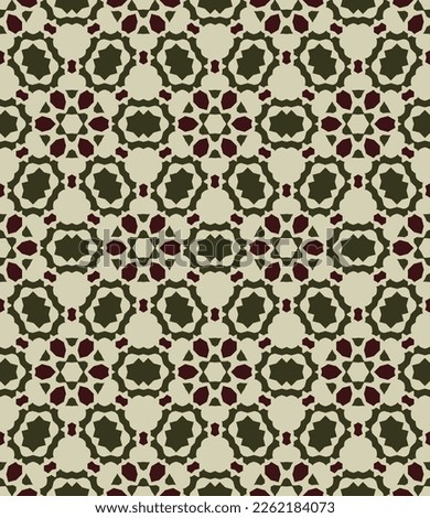 Abstract endless geometric pattern. A seamless background, vintage texture.
