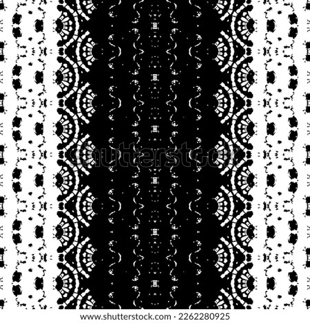 Black Colour Dark Doodle Texture. Abstract Aztec Dark Pattern. Simple African Pattern. Black Color Tribal Dyed Batik. Native Ink Scribble Vector. Ethnic Geo Art Print. Abstract Art Ethnic Vector
