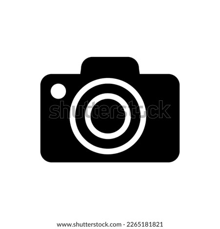 photo camera icon illustration vector symbol on white background..eps