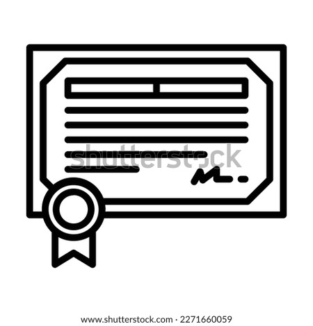 Certificate Icon Design For Personal And Commercial Use