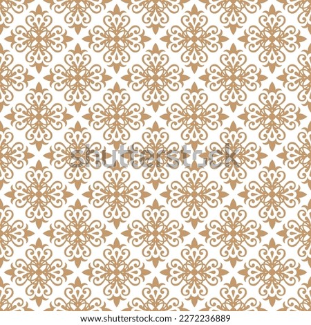 floral geometric seamless pattern for background, fabric motif, tile texture, wrapping paper