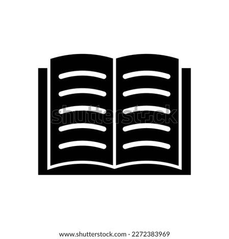 book icon, page vector, read illustration