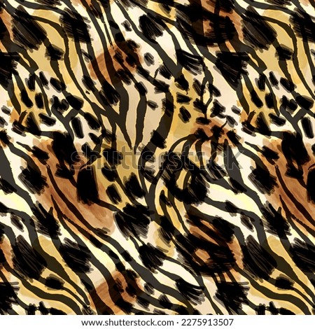 Leopard skin pattern texture, Fashionable prin. Wallpapers, print. Liberty style. Trendy design