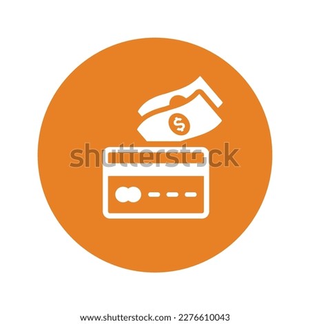 Card, cash, credit icon. Fully editable vector EPS use for printed materials and infographics, web or any kind of design project.