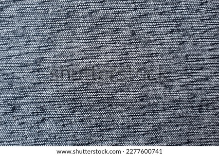 Black and white cotton fabric texture for background. Textile pattern for design and decoration.