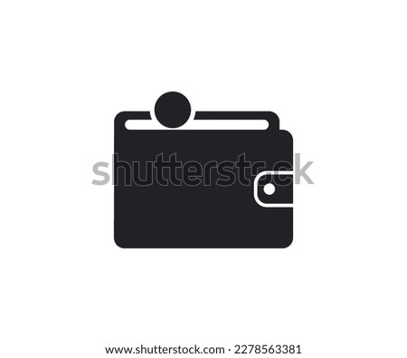Cash money earnings on wallet icon. Salary cashback income, dea of fund savings, financial success, getting wealth, isolated on white background. Wallet with cash vector design and illustration.
