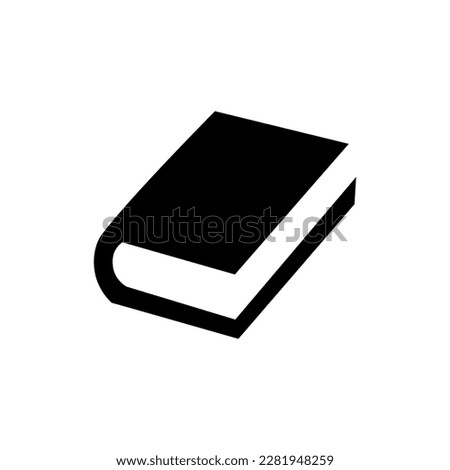 Book vector icon. Illustration isolated on white background.