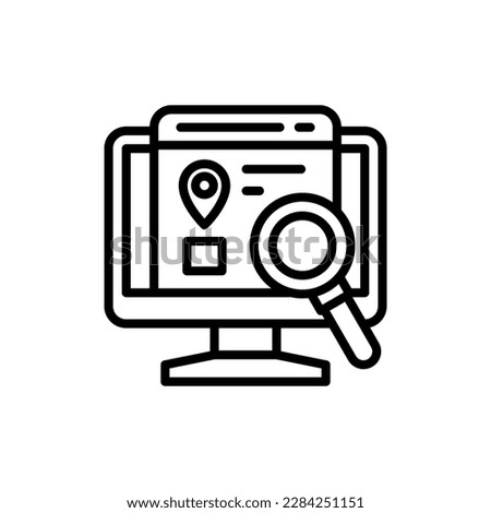 Tracking Brand icon in vector. Illustration
