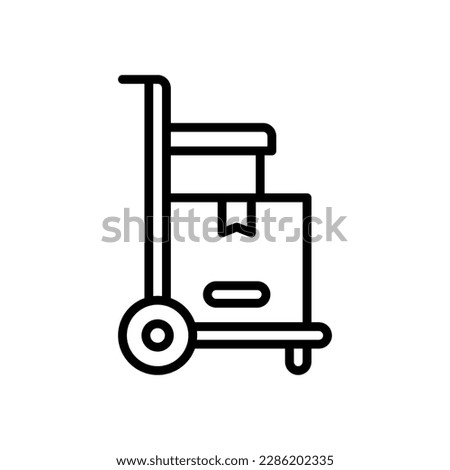trolley icon for your website design, logo, app, UI.