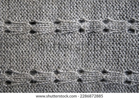 piece of wool with special mesh
