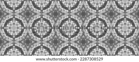 Simple Bohemian Pattern. Ethnic Design Ikat Pattern. Seamless Ink Watercolor Carpet. Tribal Ink Doodle Batik. Black Color Native Geo Brush. Seamless Dyed Print. Gray Colour Ikat Scribble Pattern.