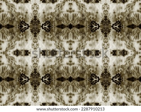 Brown Color Vintage Pattern. Ethnic Vintage Brush. Abstract Grunge Ikat Batik. Grey Colour Bohemian Texture. Beige Color Geometric Batik. Seamless Dyed Batik. Abstract Watercolor Grunge Pattern.