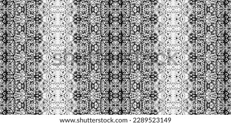 Black Color Doodle Pattern. Gray Colour Ikat Doodle Textile. Simple Ethnic Wavy Brush. Abstract Ink Watercolor Design. Native Ink Scribble Batik. Seamless Geo Print. Ethnic Design Ikat Pattern.