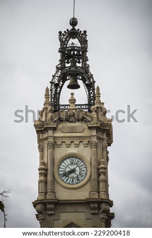 clock tower, Spanish city of Valencia, Mediterranean architecture