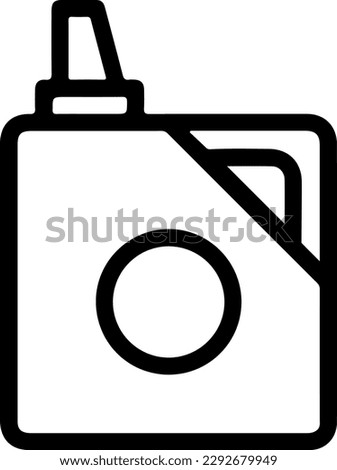 Oil Bottle icon, out line vector icon Web icon simple thin line vector icon