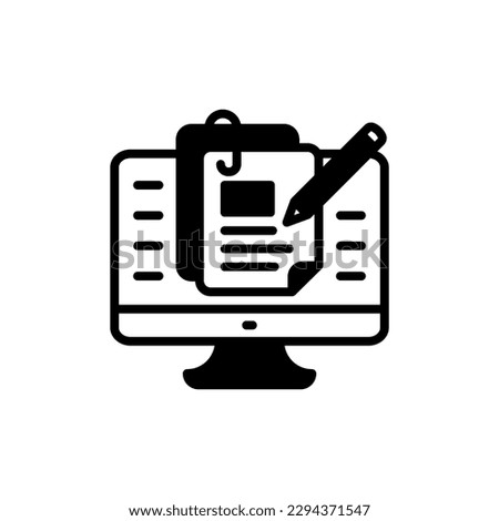 Online Documents icon in vector. Illustration