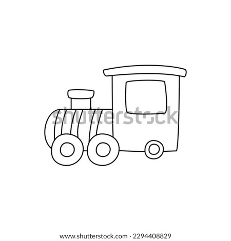 Children train icon Vector. public transport illustration sign. railroad symbol. 
