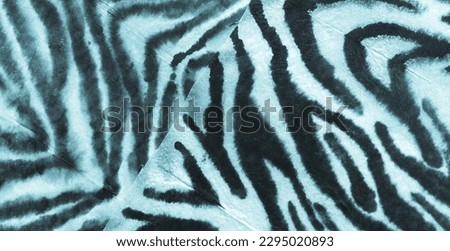 Light Stripe Ethnic Art Background. Ornament Tribal Banner. African Print. Watercolor Pattern Aqua Line, Ethnic Art Watercolor. Tribal Ornament  Background. Pastel Zebra