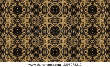 Luxury Floral Ornamental Background. Abstract Seamless Patterns. Wall Background Texture 